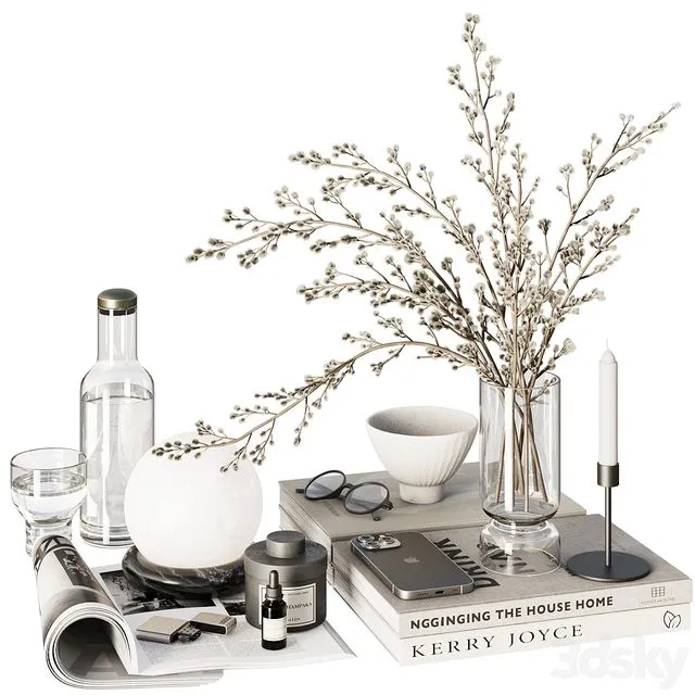 Decorative set90 3D Model