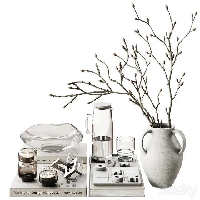 Decorative set94 3D Model