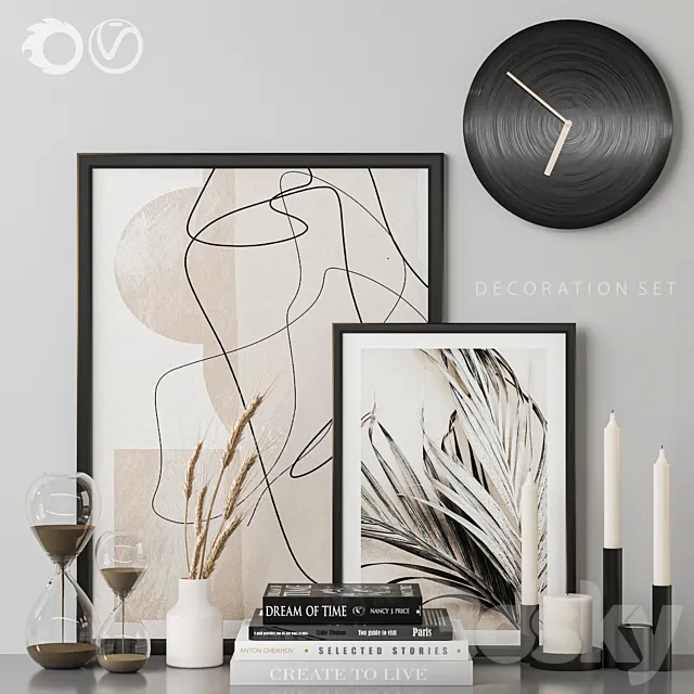 Decorative set_02 3DModel