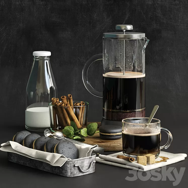 decorative set_04 3D Model