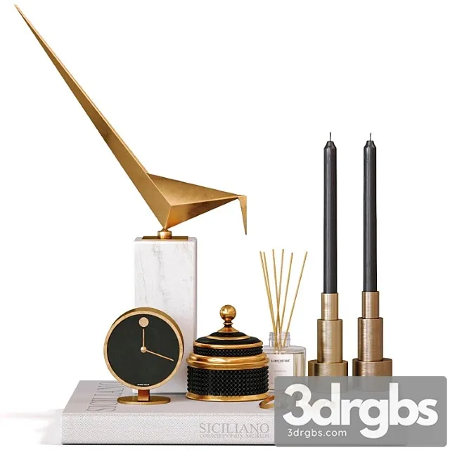 Decorative set_1 2 2 3D Model Download