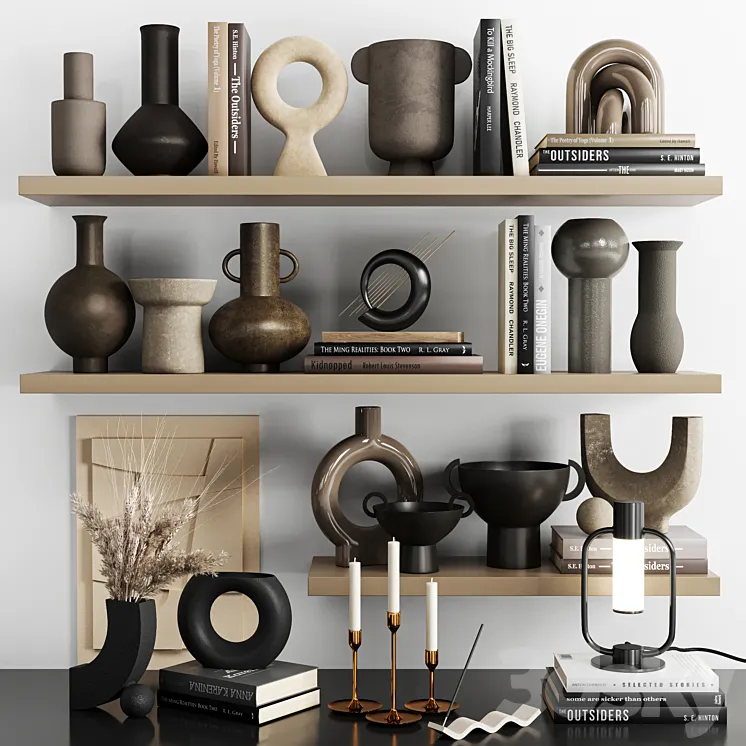 Decorative set_14 3D Model Free Download