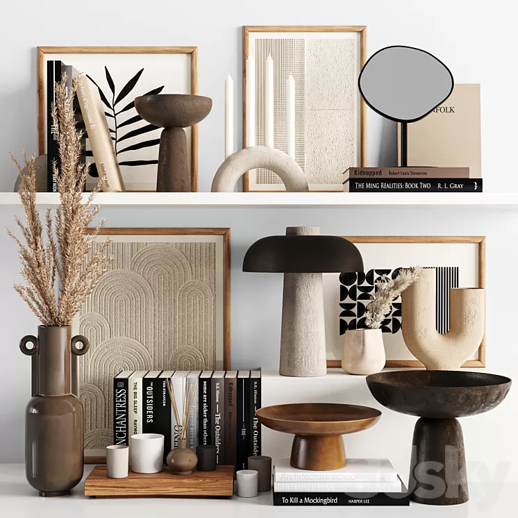 Decorative set_17 3D Model Free