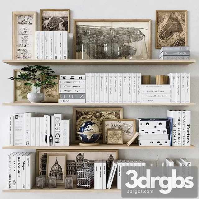 Decorative set_222 3D Model Free