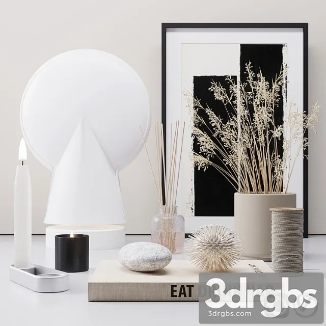 Decorative set_22_3 3D Model Free