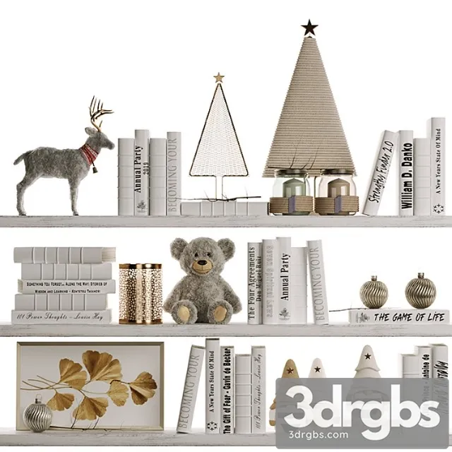 Decorative set_2_123 3D Model Free