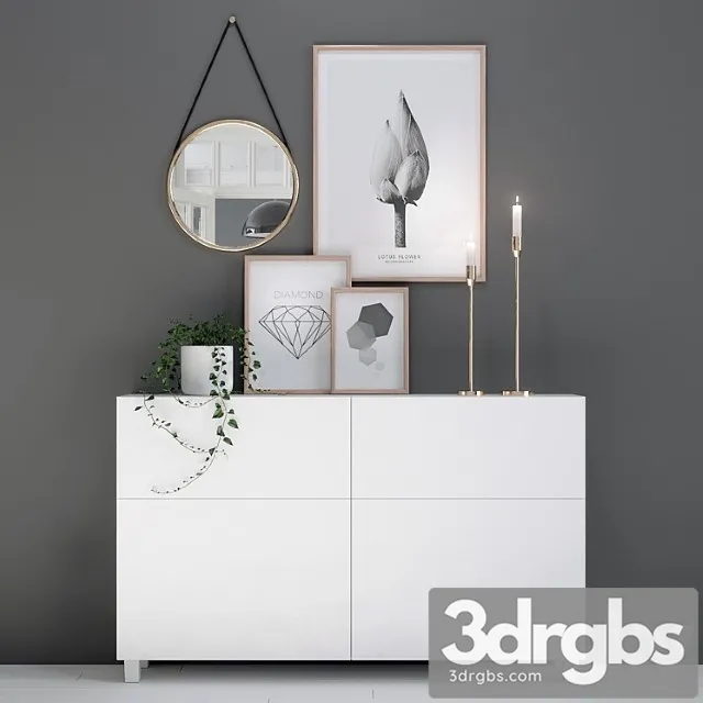 Decorative set_2_2 3D Model Free