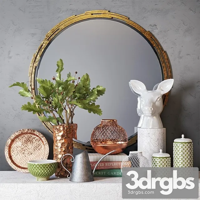 Decorative set_2_222 3D Model Free