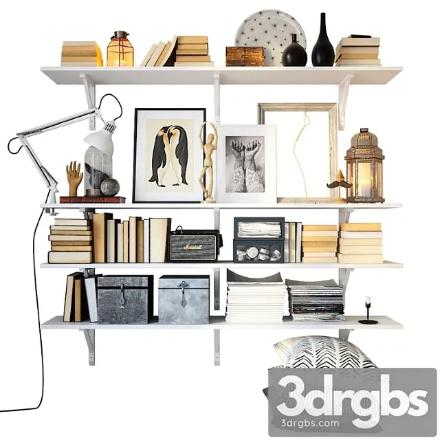 Decorative set_31 3D Model Free