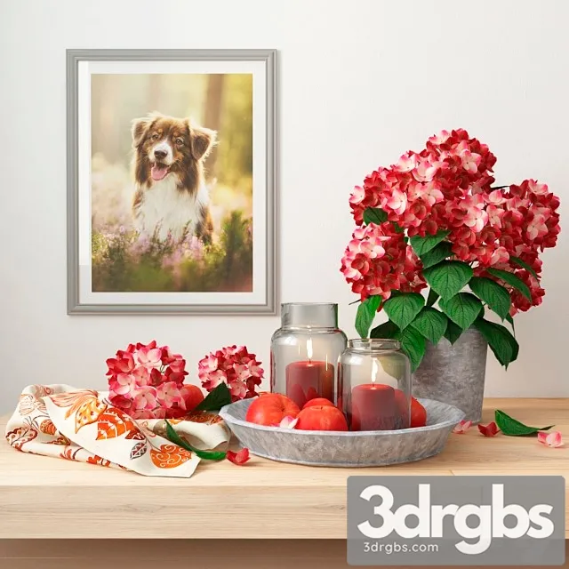 Decorative set_33 3D Model Free