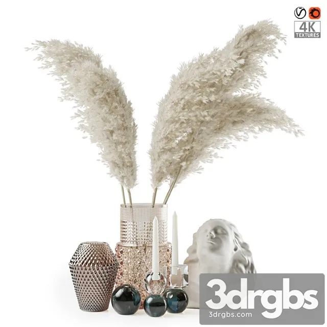 Decorative set_4 3D Model Free