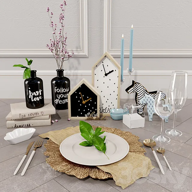Decorative set_decoraholic_?1 3DModel