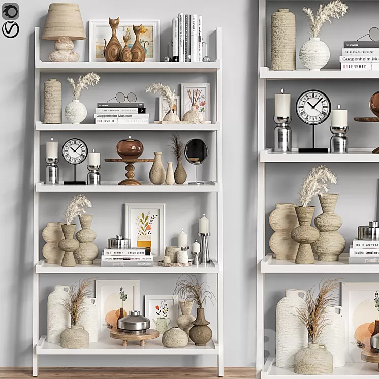 Decorative shelf 03 3D Model
