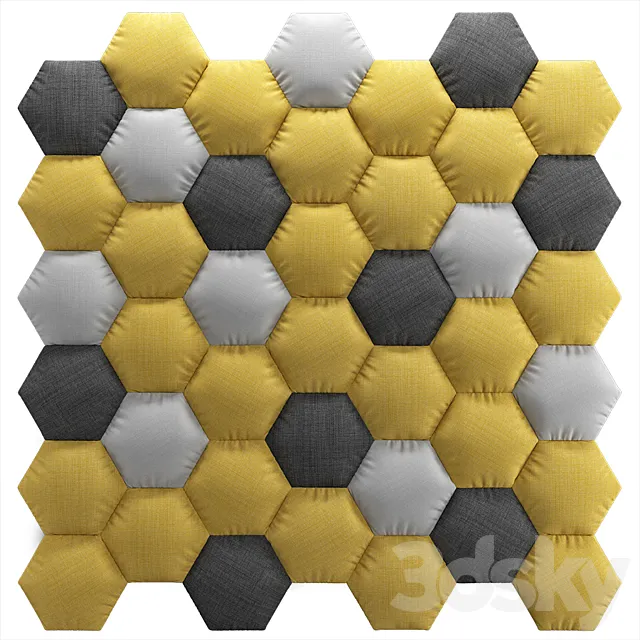 Decorative soft panel 3D Model