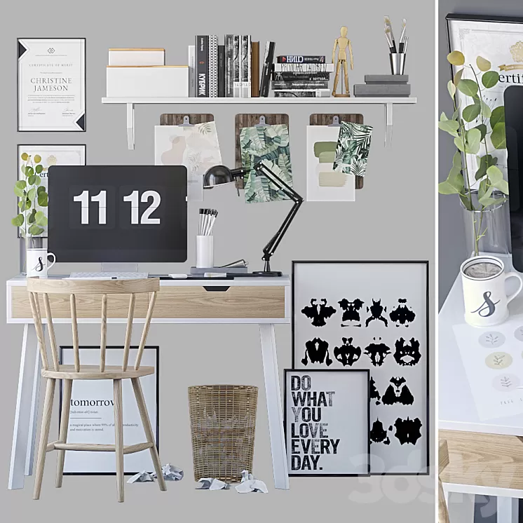 Decorative table 3 3D Model