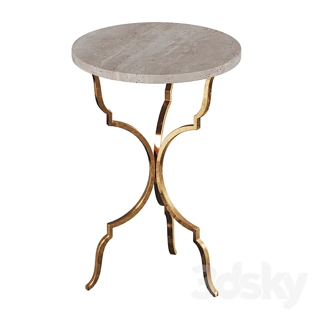 Decorative table 5540-50 Gramercy Home Hooker 3D Model