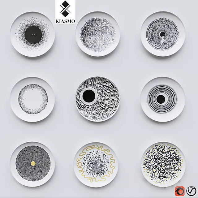 Decorative tarelki_8 3D Model