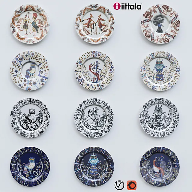 Decorative tarelki_9 3D Model