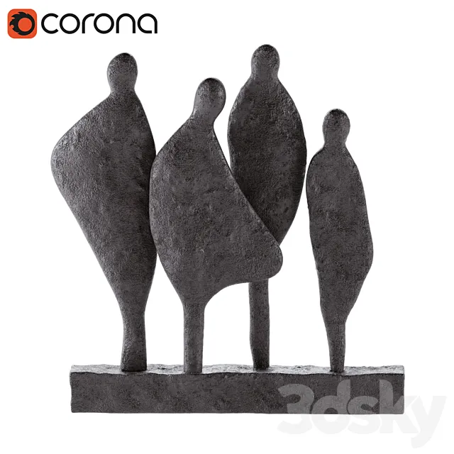 Decorative Team 3D Model