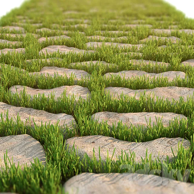 Decorative track 3D Model