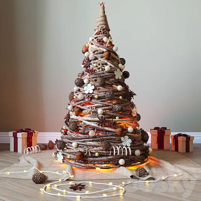 Decorative Tree 3D Model