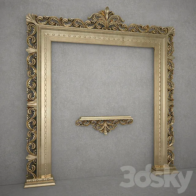 Decorative TV frame 3D Model