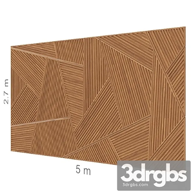 Decorative wall 11. 3D Model Free