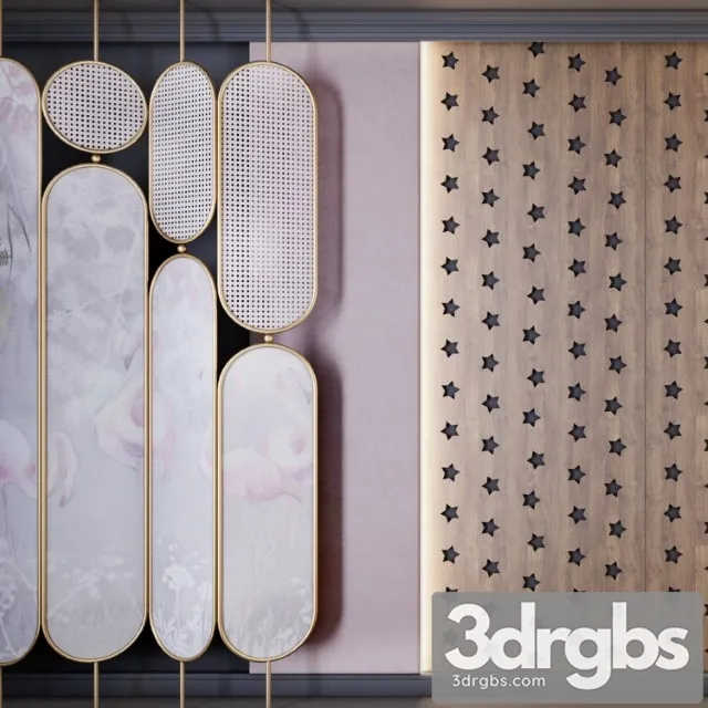 Decorative Wall 12 3D Model Free