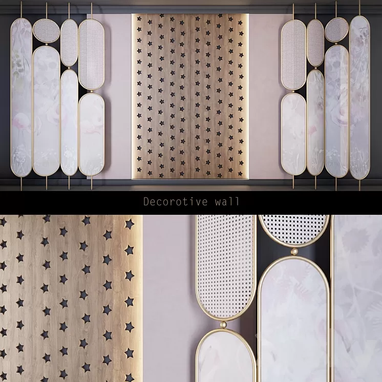 Decorative wall 12 3D Model