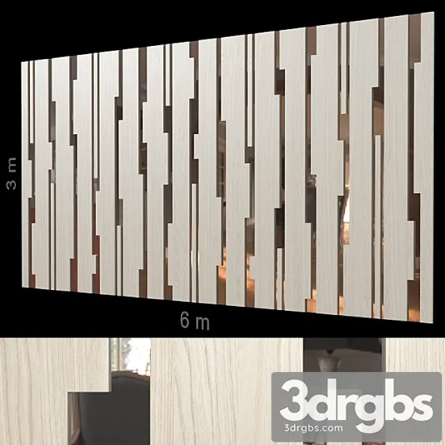 Decorative wall 122. 3D Model Free