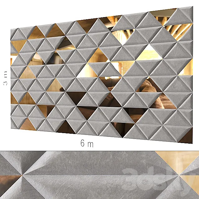 Decorative wall 131. 3DModel