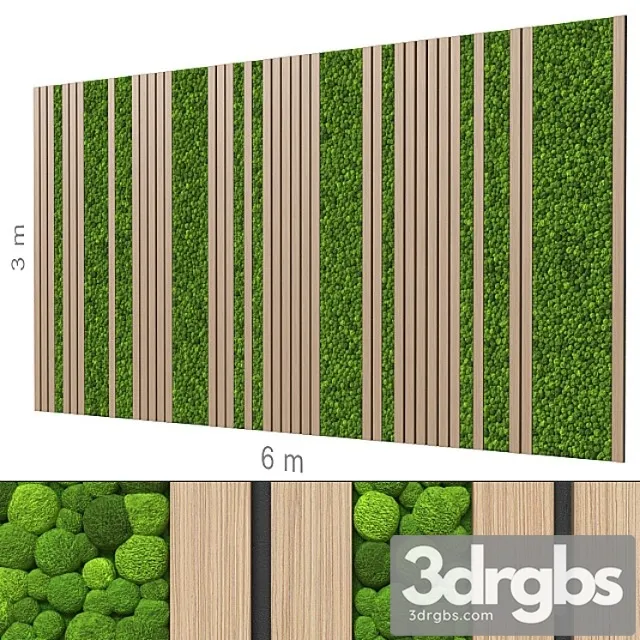 Decorative wall 224. 3D Model Free