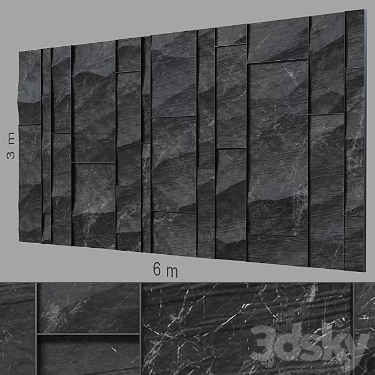 Decorative wall 225.