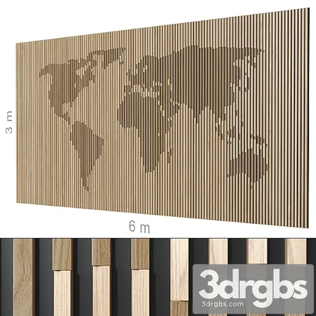Decorative Wall 233. 3D Model Download