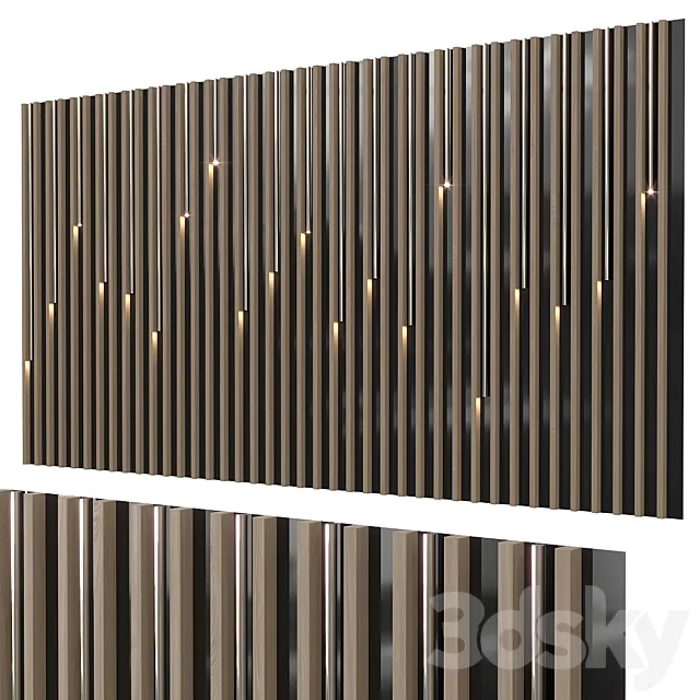 Decorative wall 295. 3DModel