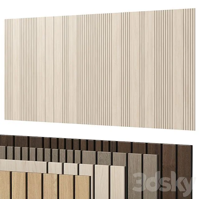 Decorative wall 308 3D Model