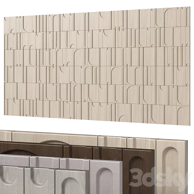 Decorative wall 309 3D Model