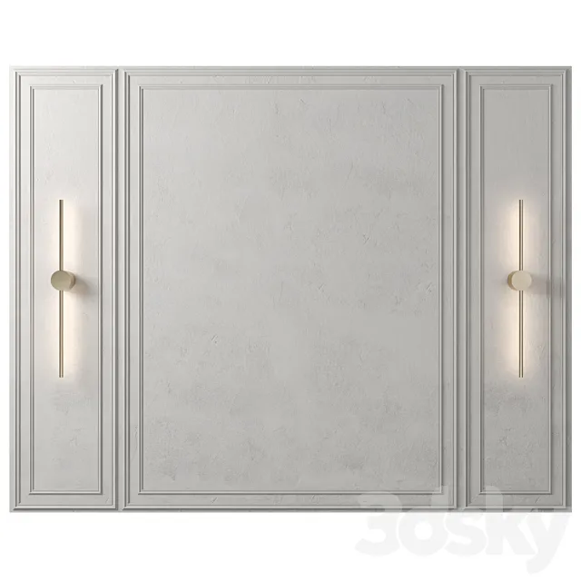 Decorative wall 3D Model