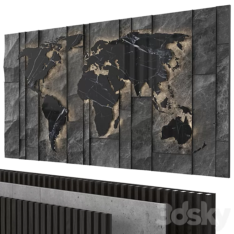 Decorative wall 3D Model