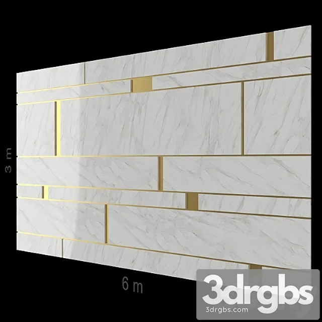 Decorative wall 54. 3D Model Download