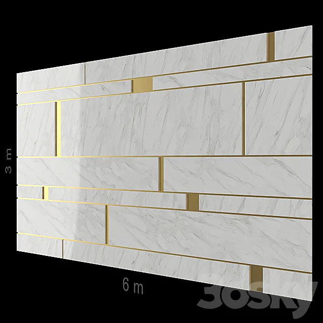 Decorative wall 54. 3DModel