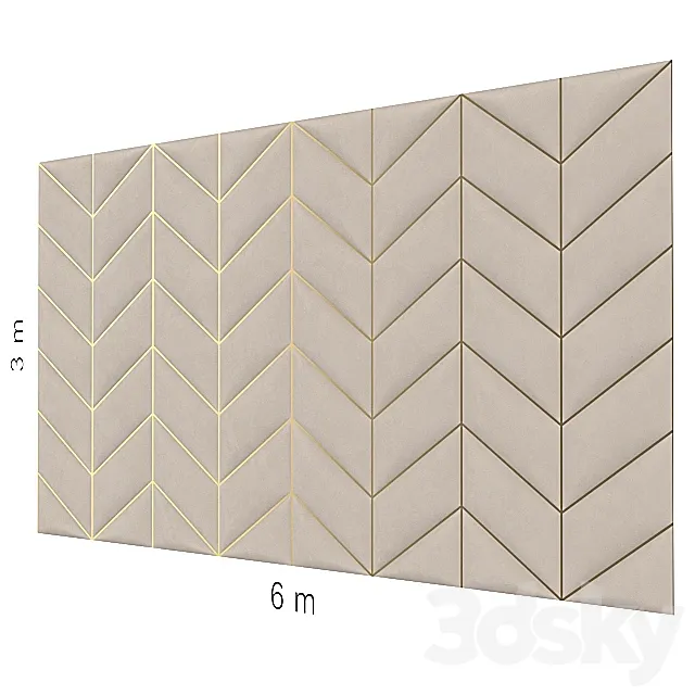 Decorative wall 66. 3DModel
