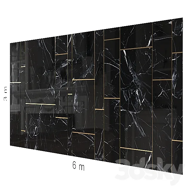 Decorative wall 68. 3DModel