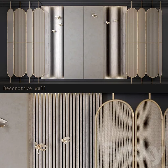 Decorative wall 7 – shirma 3D Model