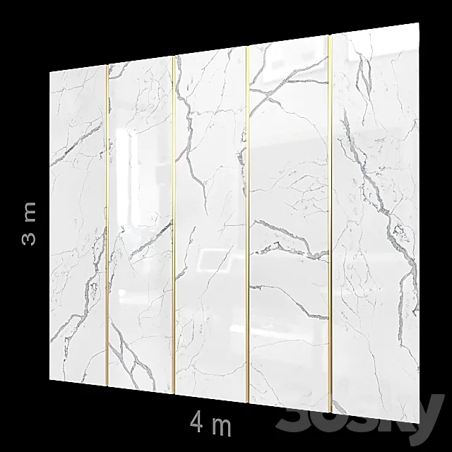 Decorative wall 70. 3DModel