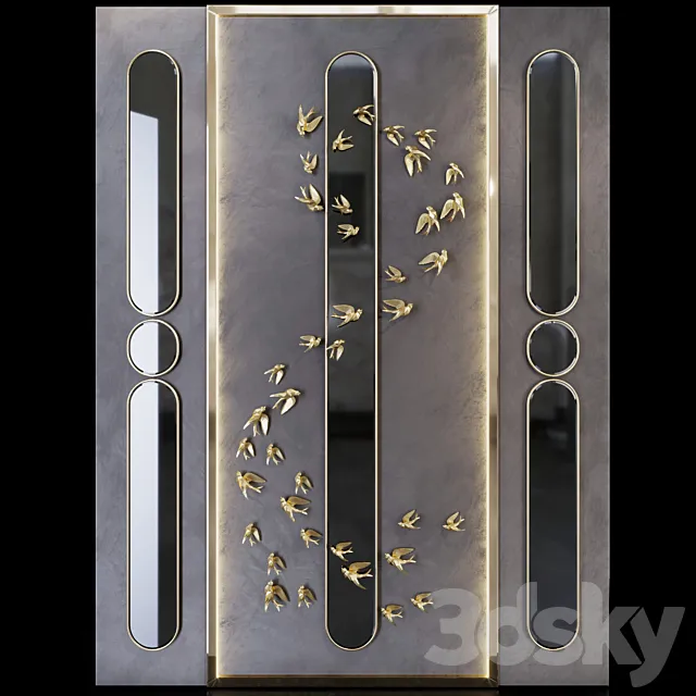 Decorative wall _ PN51 3D Model