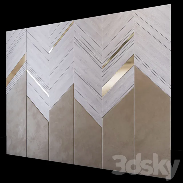 Decorative wall _ PN53 3D Model