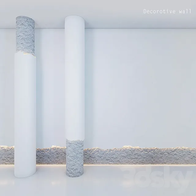 Decorative wall _ stone 3D Model