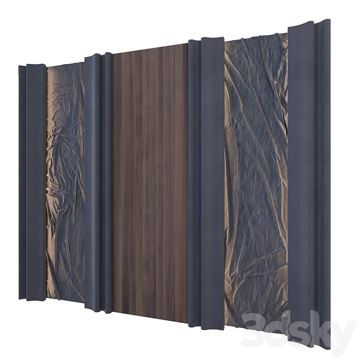Decorative wall FI37 3D Model Free