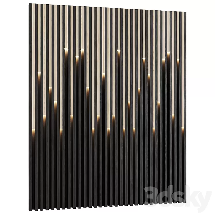Decorative Wall panel 076 3D Model